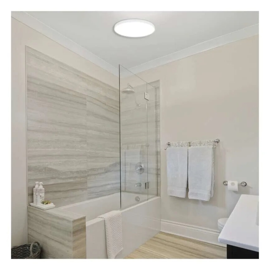 LED loftlampe til badeværelse LED/18W/230V 3000/4000/5700K IP55 hvid