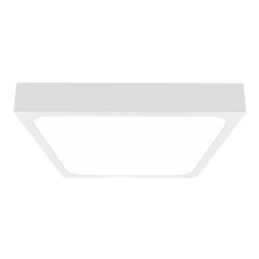 LED loftlampe til badeværelse LED/18W/230V 6500K IP44 22,5x22,5 cm hvid