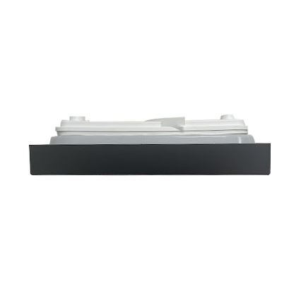 LED loftlampe til badeværelse LED/18W/230V 6500K IP44 22,5x22,5 cm sort