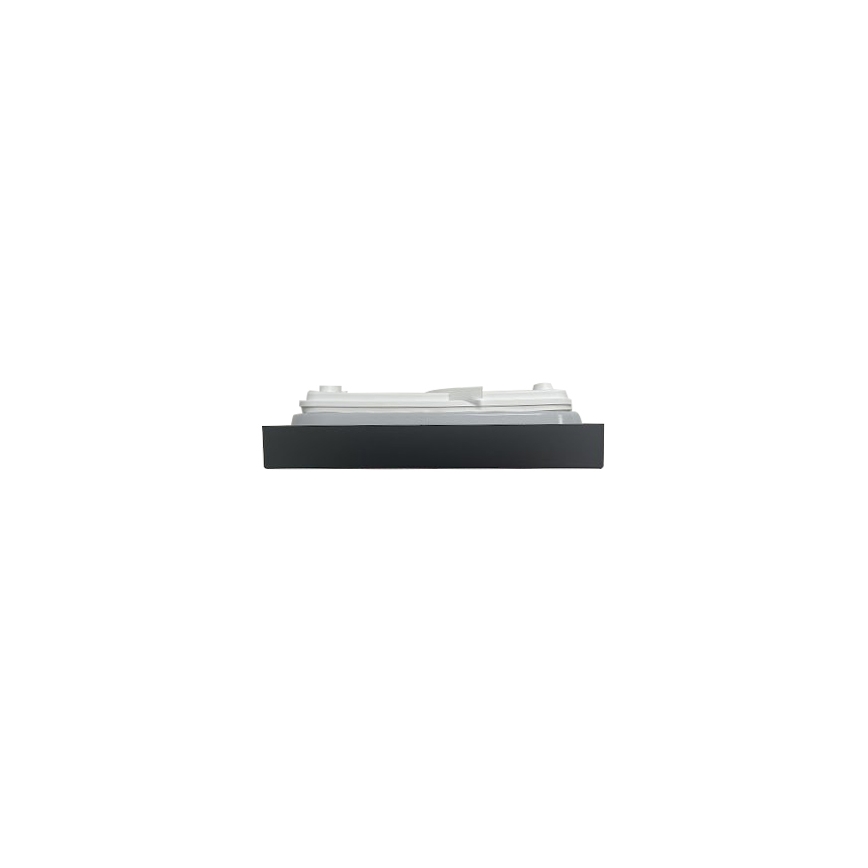 LED loftlampe til badeværelse LED/18W/230V 6500K IP44 22,5x22,5 cm sort