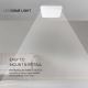 LED loftlampe til badeværelse LED/24W/230V 4000K IP44 hvid