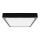 LED loftlampe til badeværelse LED/24W/230V 6500K IP44 29,5x29,5 cm sort