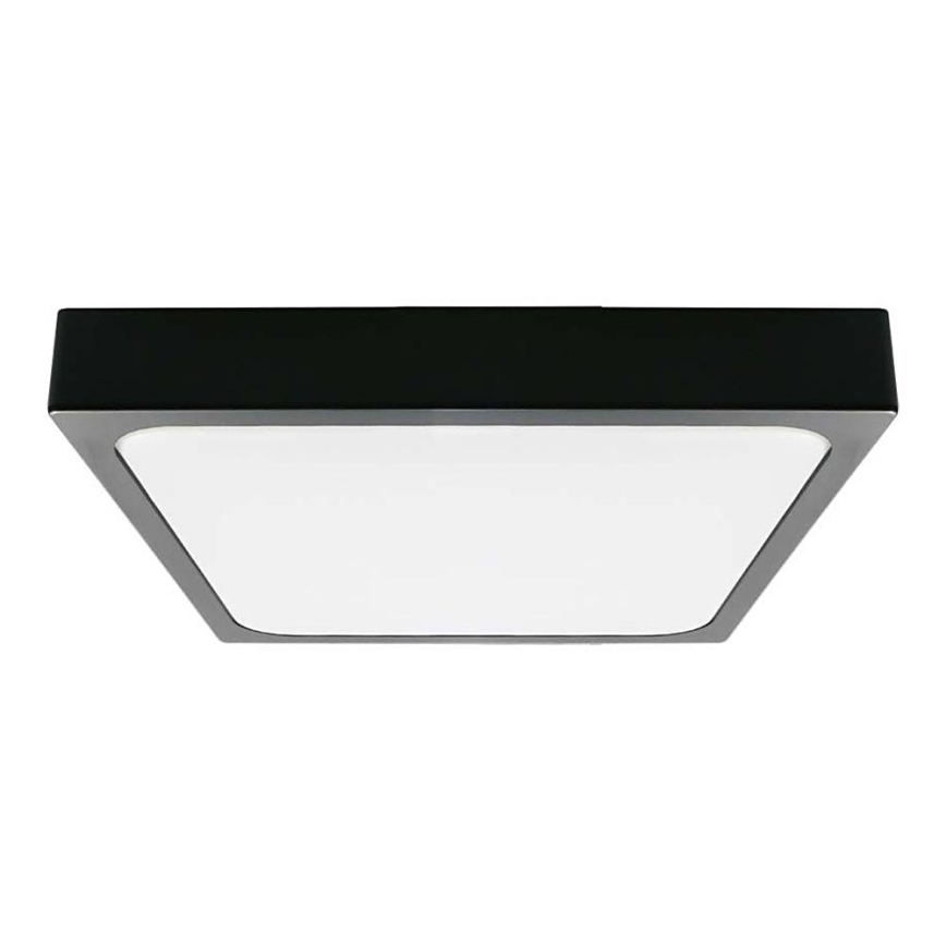 LED loftlampe til badeværelse LED/30W/230V 3000K IP44 42x42 cm sort
