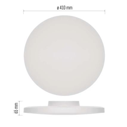 LED loftlampe til badeværelse LED/32W/230V 3000/4000/5700K IP55 hvid
