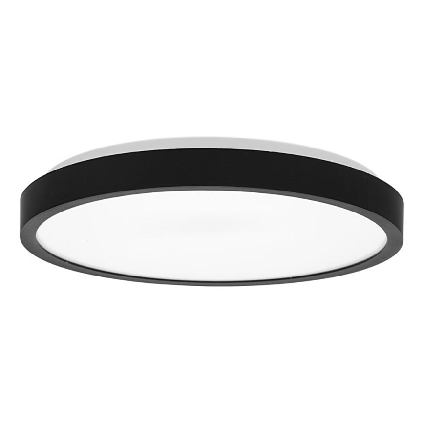 LED loftlampe til badeværelse LIRA LED/18W/230V 4000K diameter 29,5 cm IP44 sort