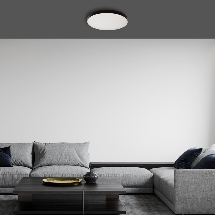 LED loftlampe til badeværelse MAYA LED/15W/230V IP44 sort