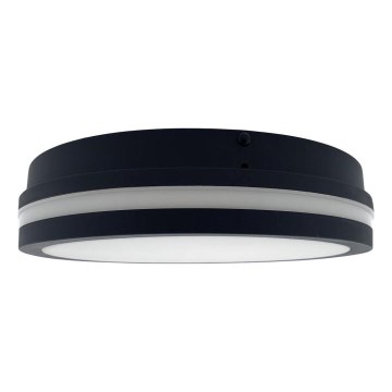 LED loftlampe til badeværelse med sensor ELLÉ LED/24W/230V 3000/4000/6500K diameter 26 cm IP54 antracit