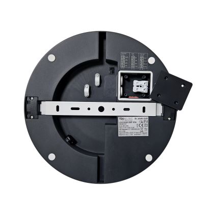 LED loftlampe til badeværelse med sensor ELLÉ LED/24W/230V 3000/4000/6500K diameter 26 cm IP54 antracit