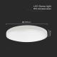 LED loftlampe til badeværelse med sensor LED/18W/230V 3000K IP44 hvid + fjernbetjening