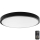 LED loftlampe til badeværelse med sensor LED/18W/230V 4000K IP44 diameter 29,5 cm sort + fjernbetjening