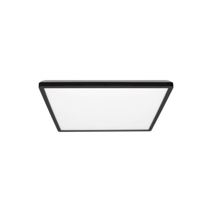 LED loftlampe til badeværelse NIVERA LED/12W/230V IP54 3000/4000/6000K 22,5x22,5 cm sort