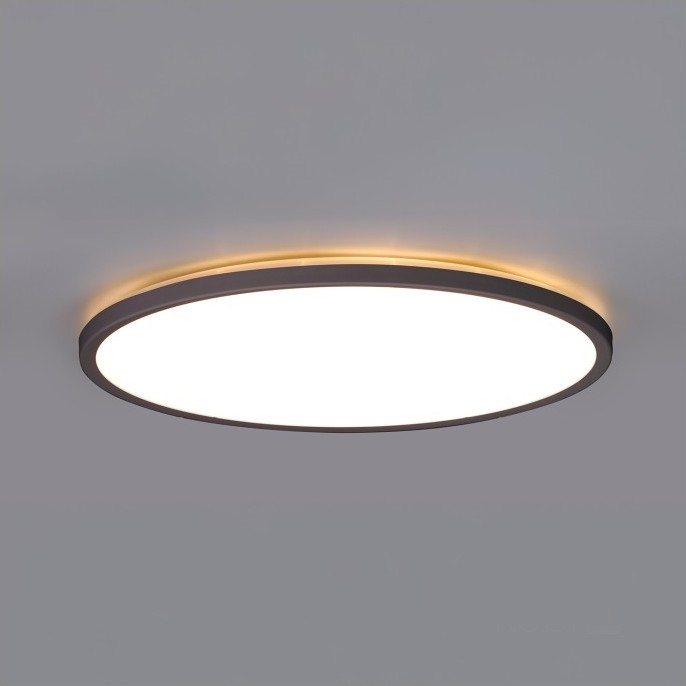 LED loftlampe til badeværelse NIVERA LED/12W/230V IP54 3000/4000/6000K diameter 22,5 cm sort