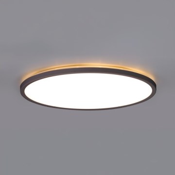 LED loftlampe til badeværelse NIVERA LED/24W/230V IP54 3000/4000/6000K diameter 30 cm sort