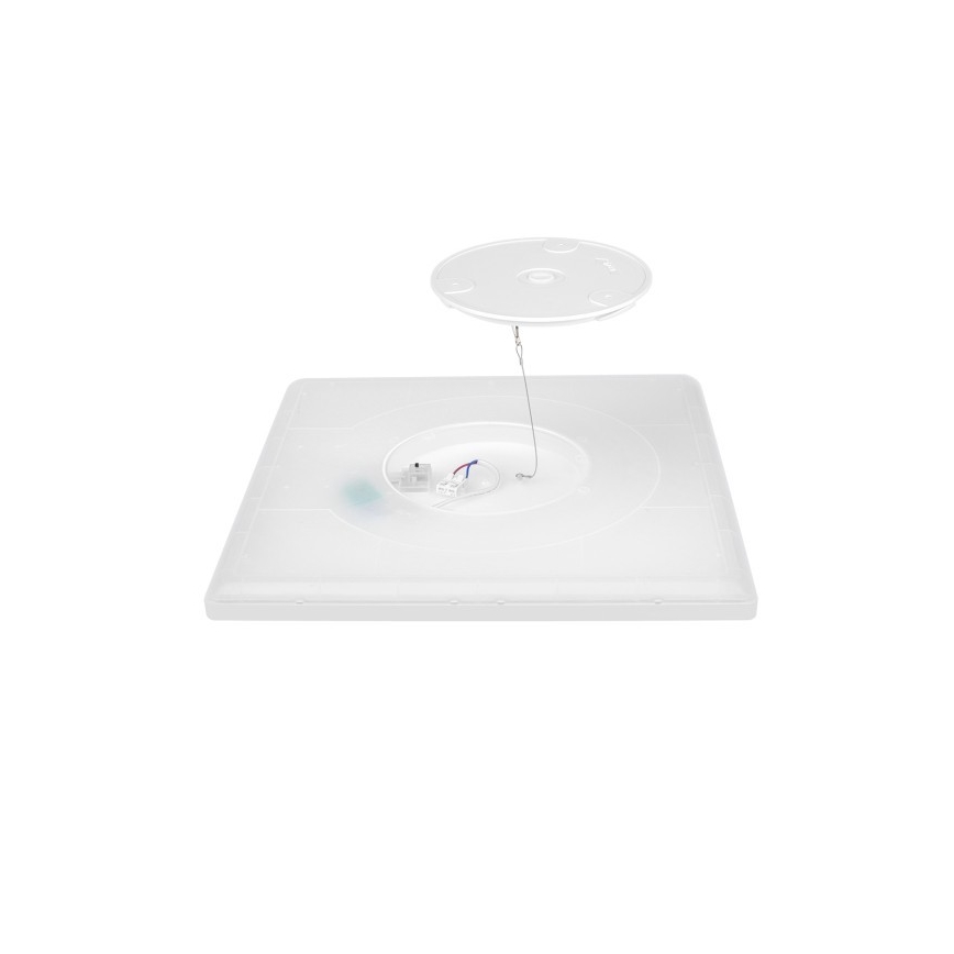 LED loftlampe til badeværelse NIVERA LED/24W/230V IP54 3000/4000/6000K 30x30 cm hvid