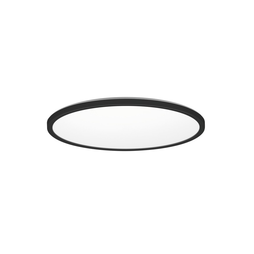 LED loftlampe til badeværelse NIVERA LED/24W/230V IP54 3000/4000/6000K diameter 30 cm sort