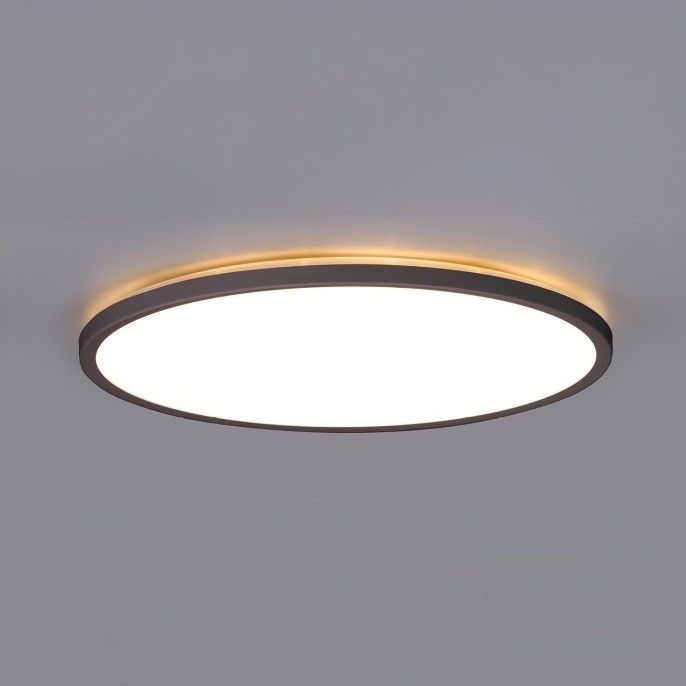 LED loftlampe til badeværelse NIVERA LED/32W/230V IP54 3000/4000/6000K diameter 42 cm sort