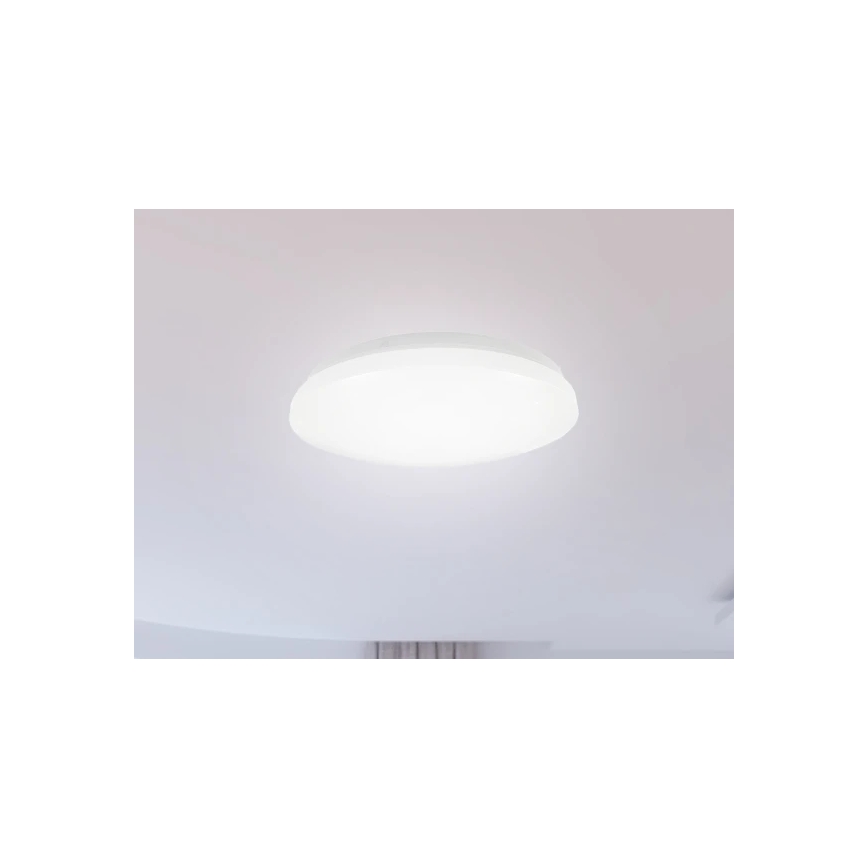 LED loftlampe til badeværelse OPAL LED/12W/230V Ø 24,5 cm IP44 hvid