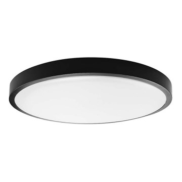 LED loftlampe til badeværelse SAMSUNG CHIP LED/24W/230V IP44 6500K diameter 29 cm sort