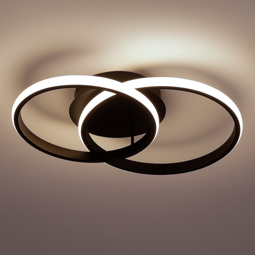 LED-loftlampe TITANO LED/12W/230V sort