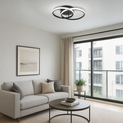 LED-loftlampe TITANO LED/12W/230V sort