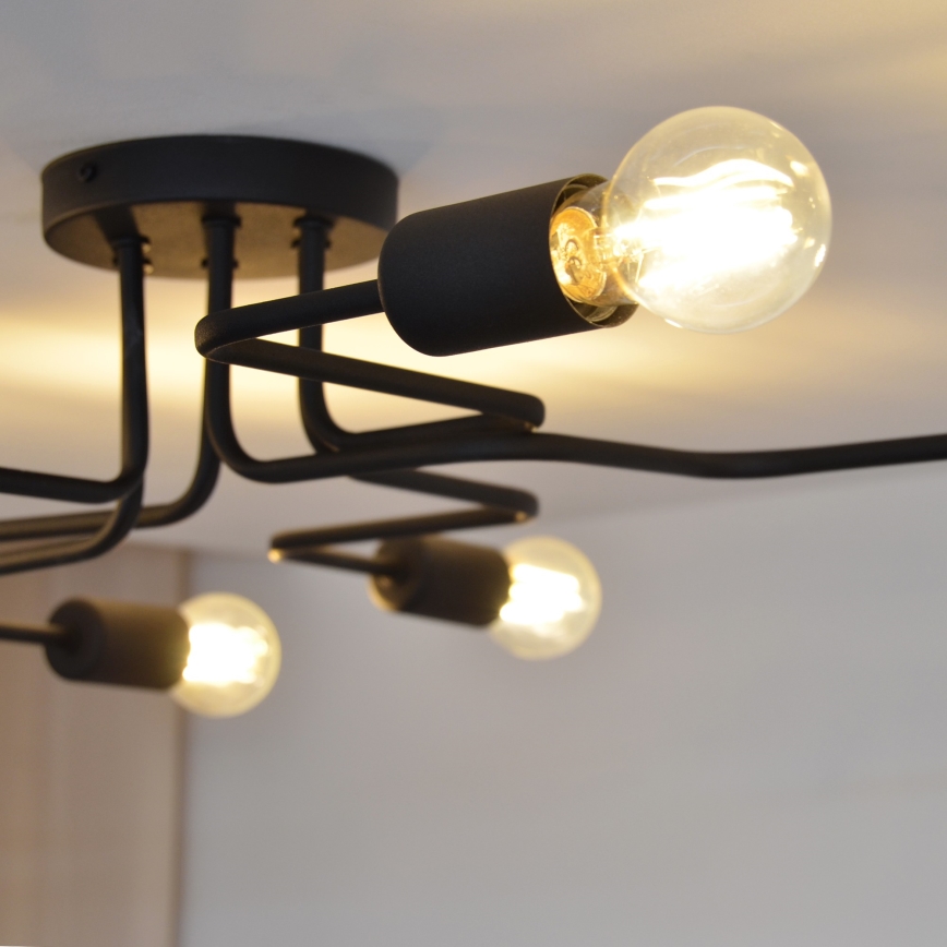 LED loftlampe TUBE 6xE27/15W/230V