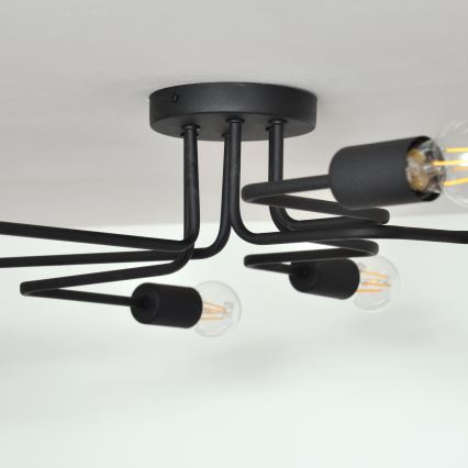 LED loftlampe TUBE 6xE27/15W/230V
