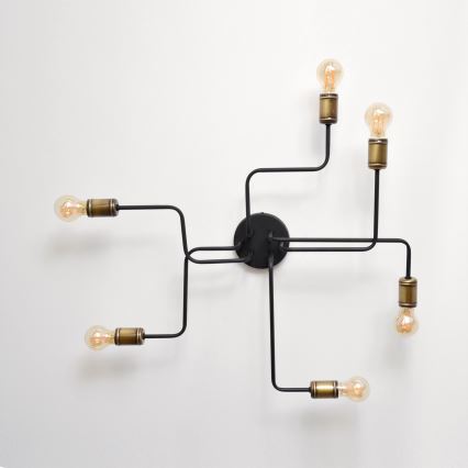 LED loftlampe TUBE 6xE27/15W/230V