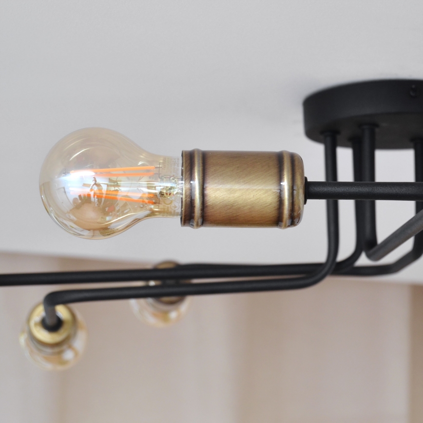 LED loftlampe TUBE 6xE27/15W/230V