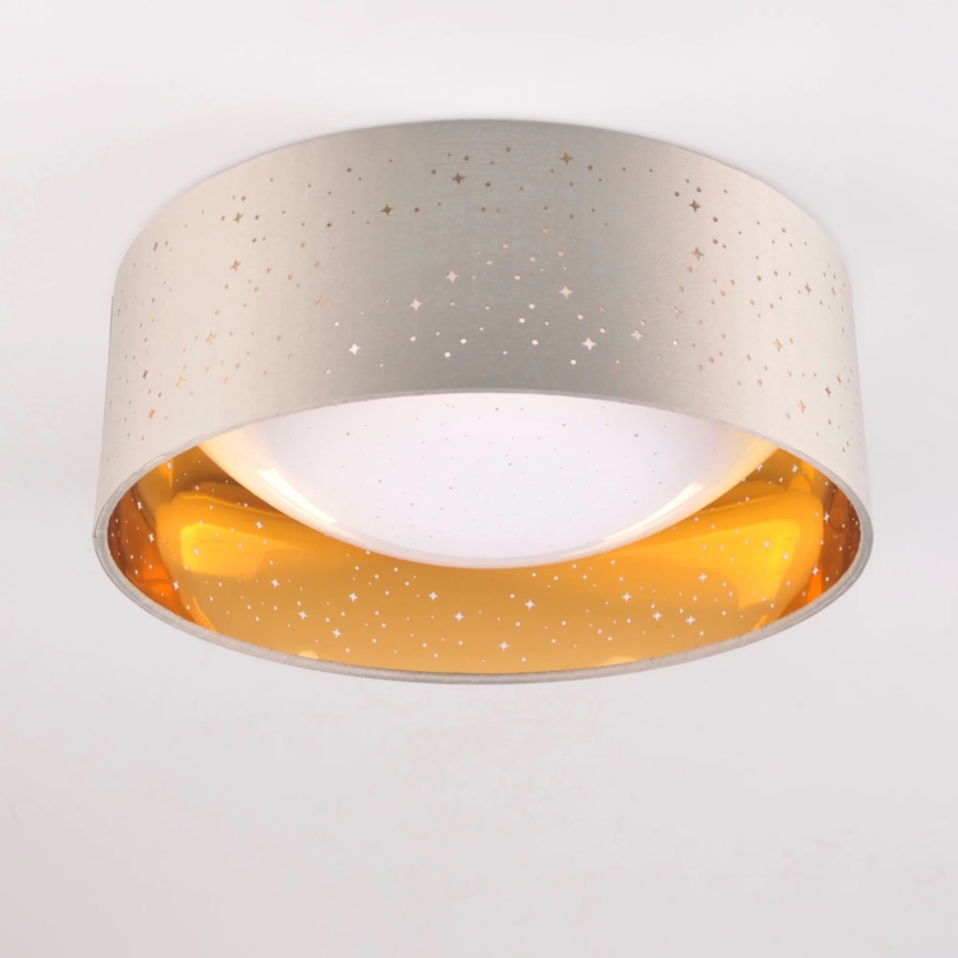 LED loftlampe TULUZA LED/18W/230V diameter 32 cm brun