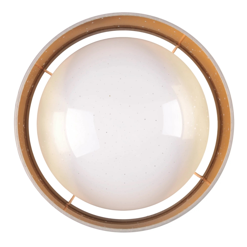 LED loftlampe TULUZA LED/18W/230V diameter 32 cm brun