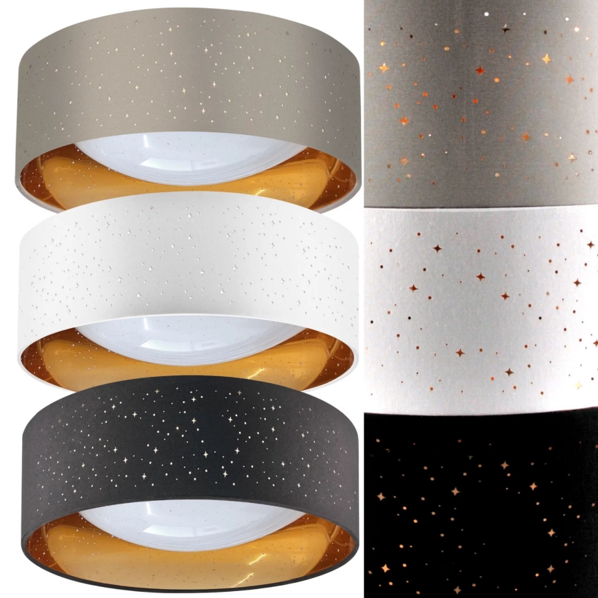 LED loftlampe TULUZA LED/18W/230V diameter 32 cm sort