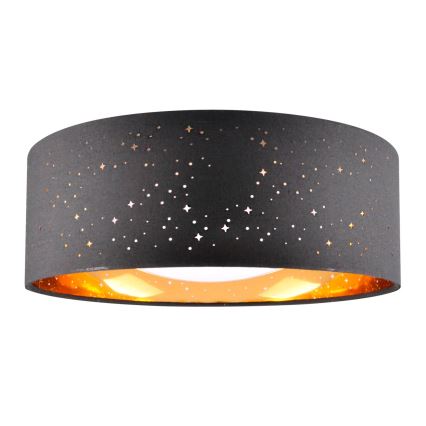 LED loftlampe TULUZA LED/18W/230V diameter 32 cm sort