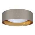 LED loftlampe TULUZA LED/24W/230V diameter 40 cm brun