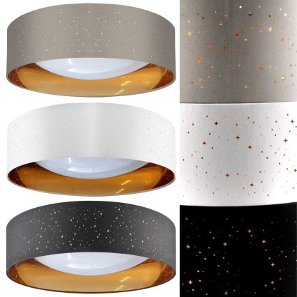 LED loftlampe TULUZA LED/24W/230V diameter 40 cm brun