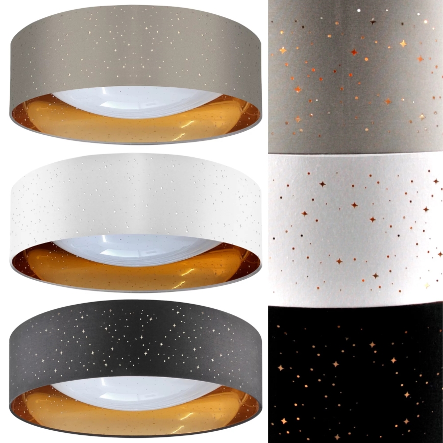 LED loftlampe TULUZA LED/24W/230V diameter 40 cm brun