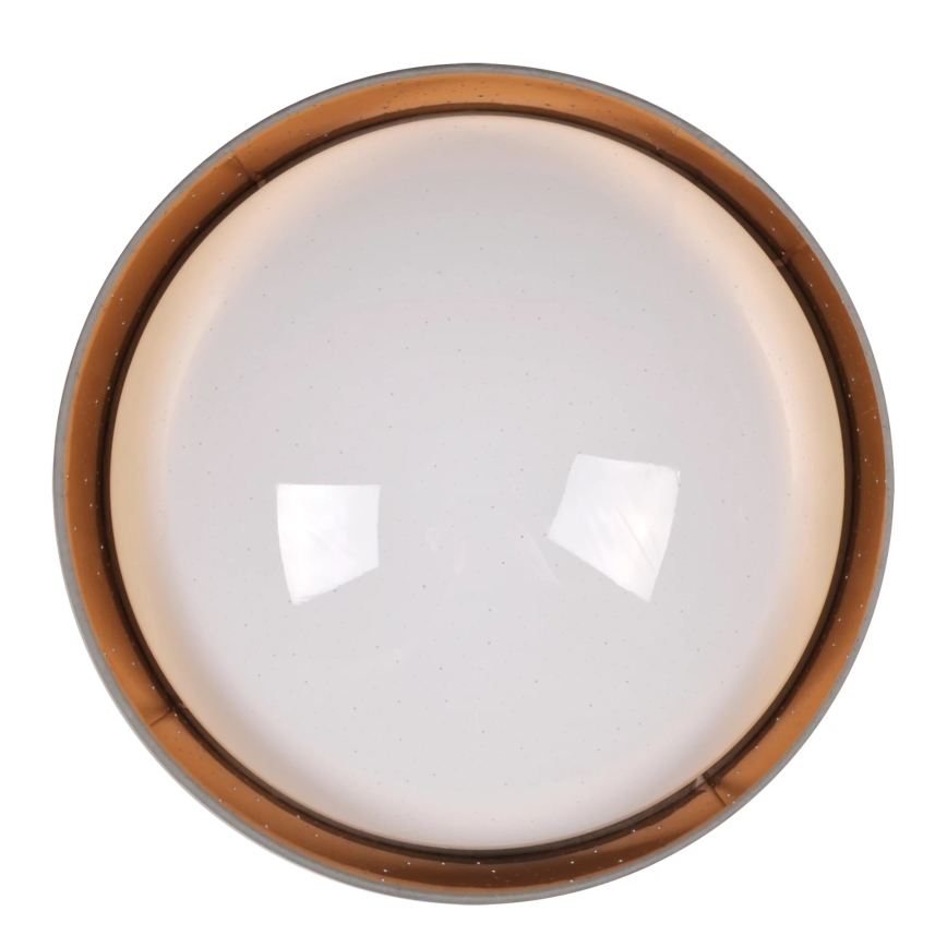 LED loftlampe TULUZA LED/24W/230V diameter 40 cm brun