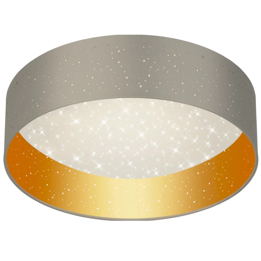 LED loftlampe TULUZA LED/24W/230V diameter 40 cm brun