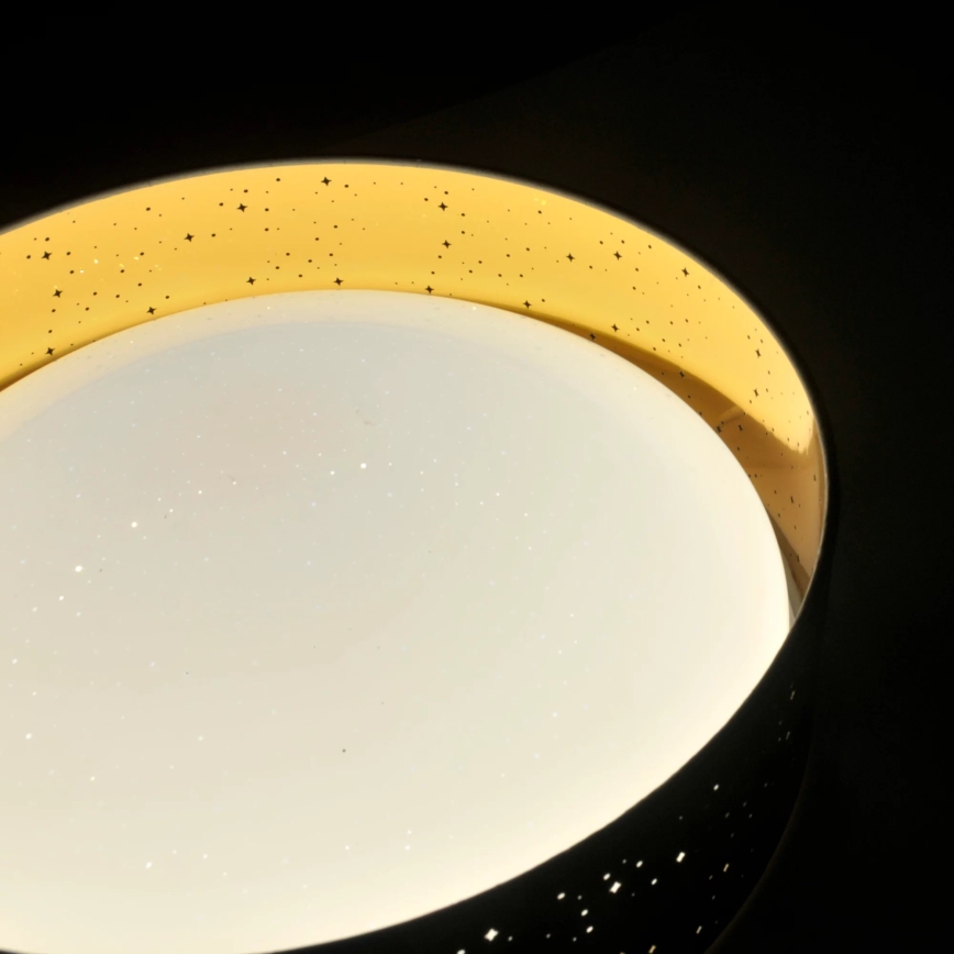 LED loftlampe TULUZA LED/24W/230V diameter 40 cm brun