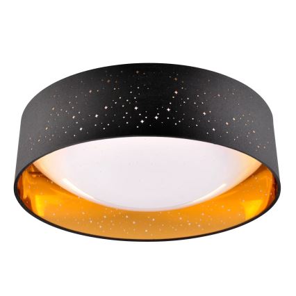 LED loftlampe TULUZA LED/24W/230V diameter 40 cm sort