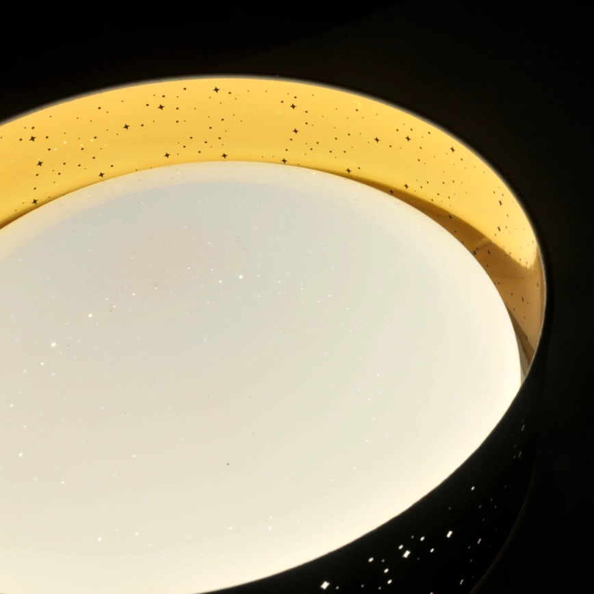 LED loftlampe TULUZA LED/24W/230V diameter 40 cm sort