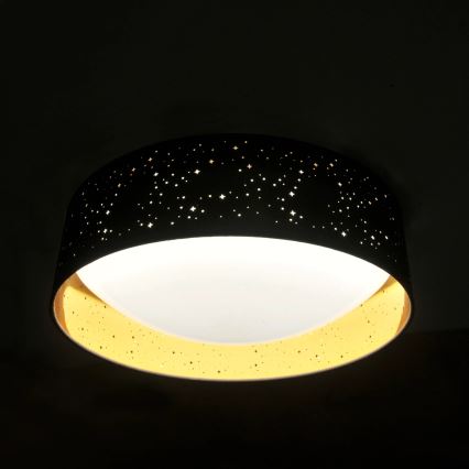 LED loftlampe TULUZA LED/24W/230V diameter 40 cm sort