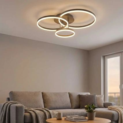 LED-loftlampe VAASA LED/58W/230V 3000K sort