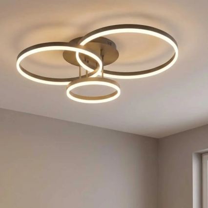 LED-loftlampe VAASA LED/58W/230V 3000K sort
