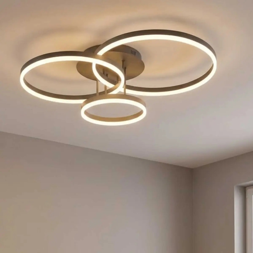 LED-loftlampe VAASA LED/58W/230V 3000K sort