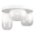 LED loftlampe VASO LED/12W/230V diameter 42 cm hvid