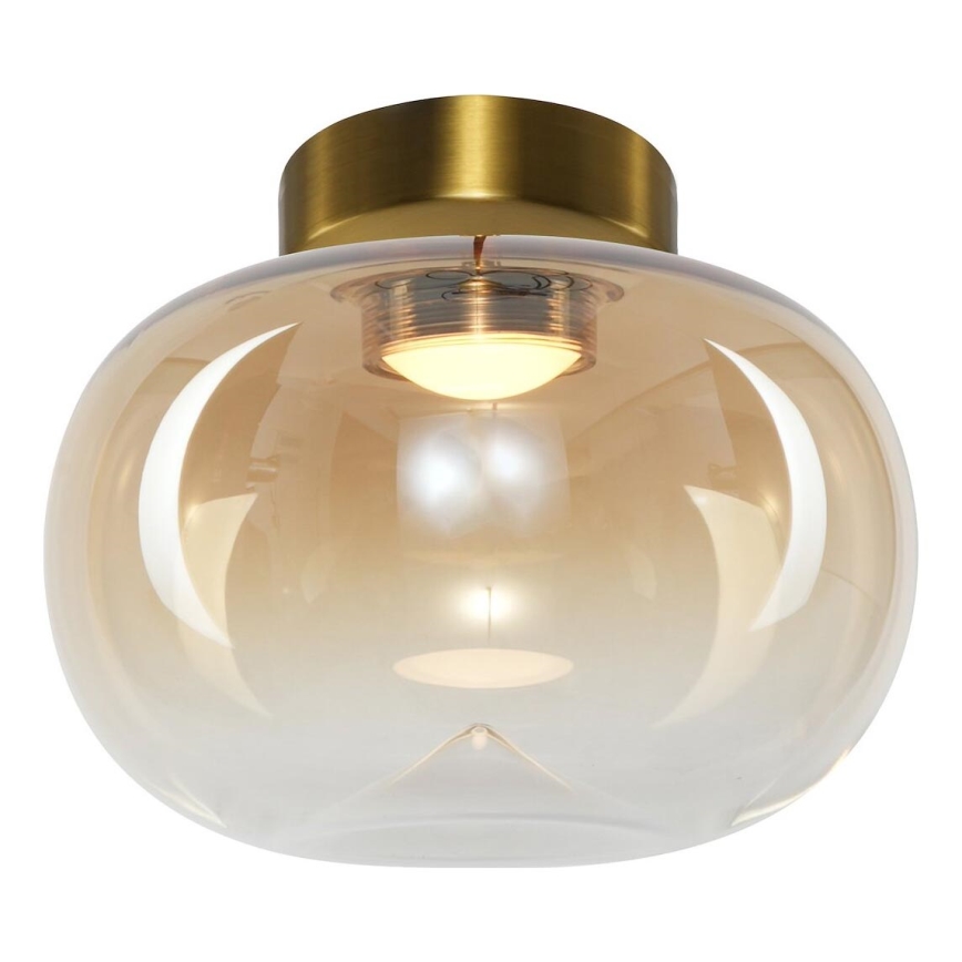 LED loftlampe VASO LED/4W/230V diameter 18 cm guldfarvet/røget