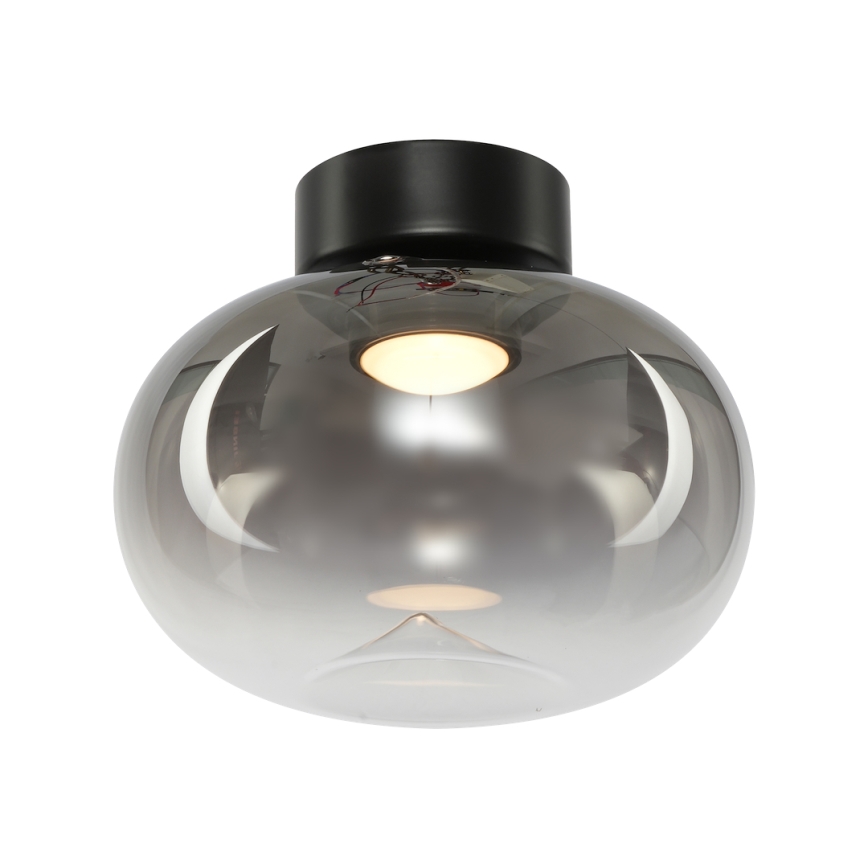 LED loftlampe VASO LED/4W/230V diameter 18 cm røget