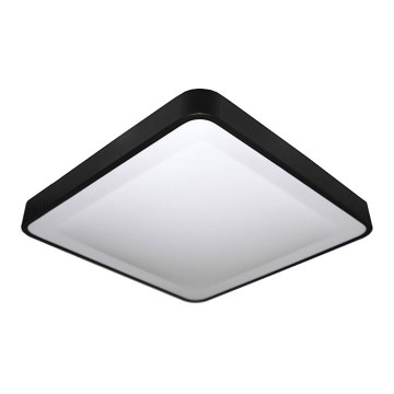 LED loftlampe WILTON LED/24W/230V 37,5x37,5 cm sort