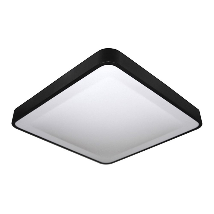 LED loftlampe WILTON LED/24W/230V 37,5x37,5 cm sort