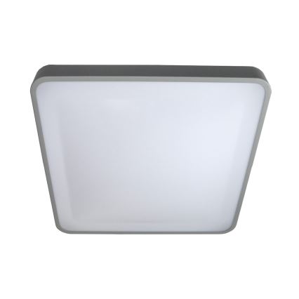 LED loftlampe WILTON LED/24W/230V 37,5x37,5 cm grå